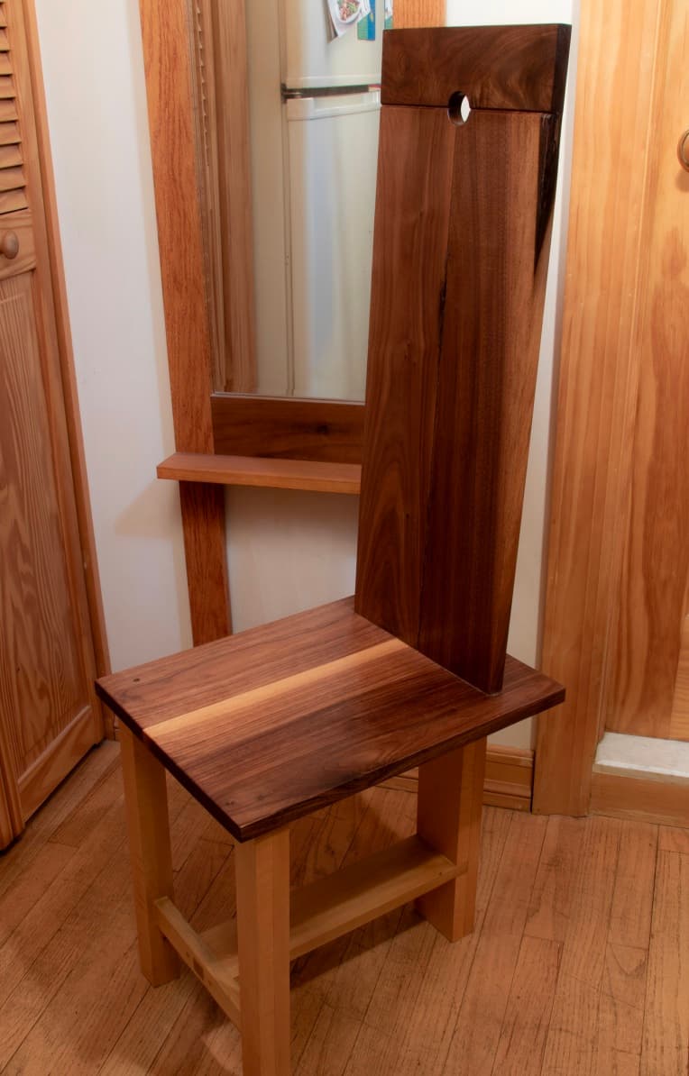 three legged chair